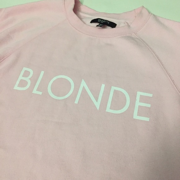 Brunette The Label Pink Blonde Crewneck 